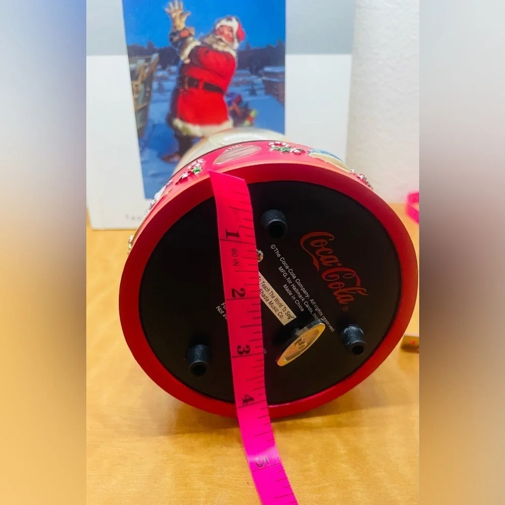 Vintage Christmas Coca Cola Snow Globe